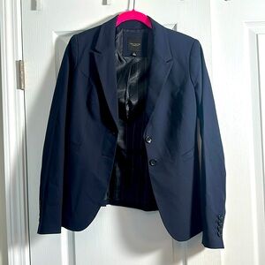 The Limited Suit Jacket - Navy fully lined with striped lining SZ 0